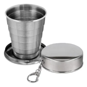 foldable stainless steel glass