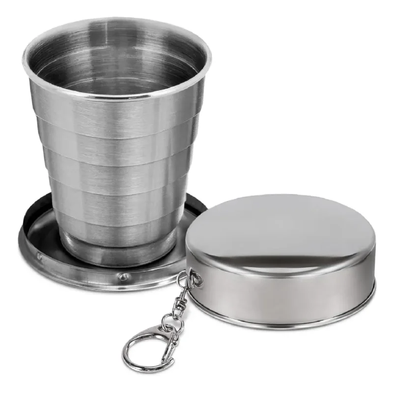 foldable stainless steel glass