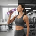 Motivational water bottle Pink