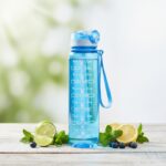 New sipper water bottle blue