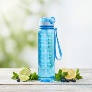 New sipper water bottle blue