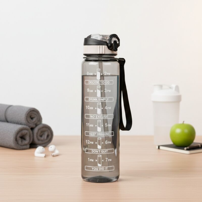 Sipper Bottle for Boys & Girls Black